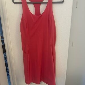 Sweaty Betty Hot pink workout dress with pockets